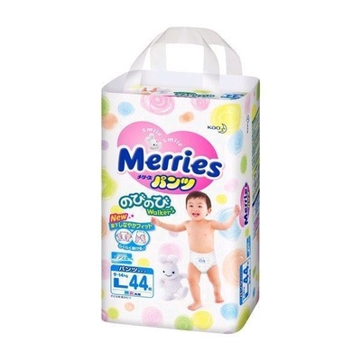 Подгузники -трусики "Merries" 9-14 кг (44шт) / 3