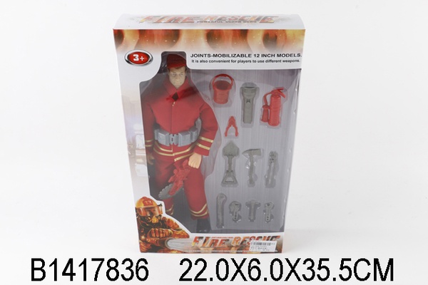 Набор "Пожарный", с аксессуарами.