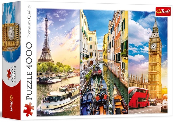 Пазл 4000 дет. Путешествие по Европе