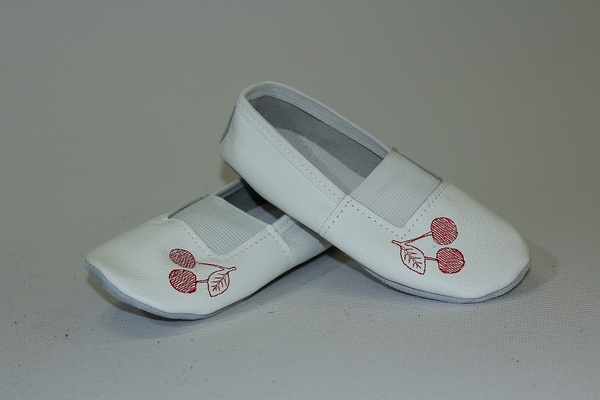 Чешки белые нат.кожа Ассорти 281-01 р.17,5