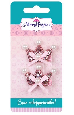 Набор зажимов "Королева" 2шт