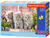 Пазл 260 "Серые котята" 