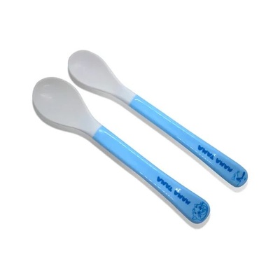Ложки с мягким кончиком, 2 шт., 4мес.+, голубой