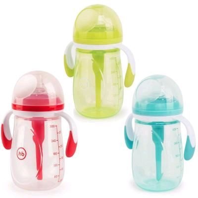 Бутылочка 10020 антикол. с ручками и силик. соской 300 мл.