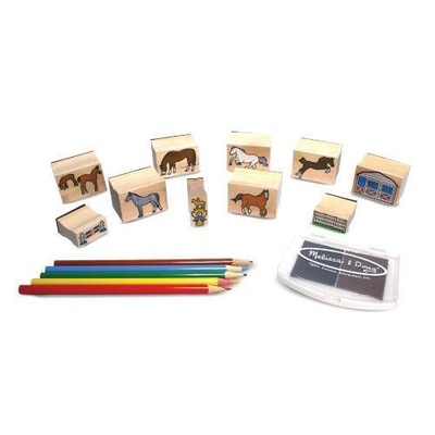 Набор деревянных штампов "Лошади"