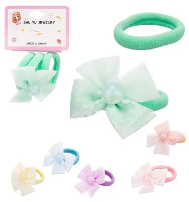 Резиночки для волос, 3 шт. на подвесе, 