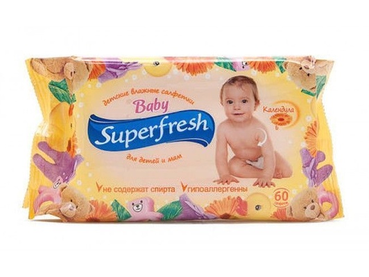 Салфетки вл. Ultra Fresh д/детей и мам 60шт/12