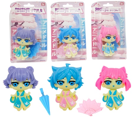 Игрушка "Кукла Аниме", с аксессуарами, блистер