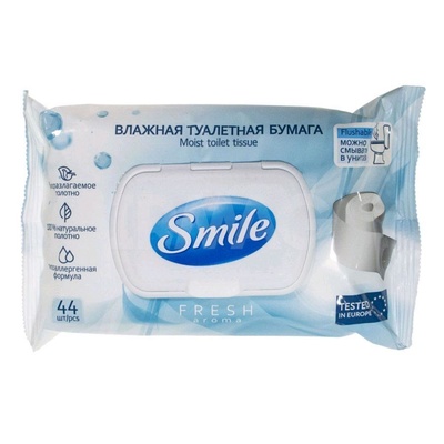 Ultra Fresh Premium  Влажная туалетная бумага Fresh 44 шт 