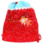 84651 Мешок для обуви серия FLOWER FAIRY,43*37см,полиэстер 