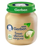 Пюре Гербер Цветная капуста с 4-х мес. (130г.)