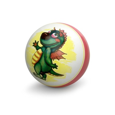 Мяч 150мм "Дракоша", в ассорт.