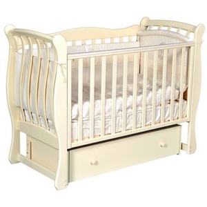 Кровать Luiza-3 универс.маятник, ящик, слон. кость