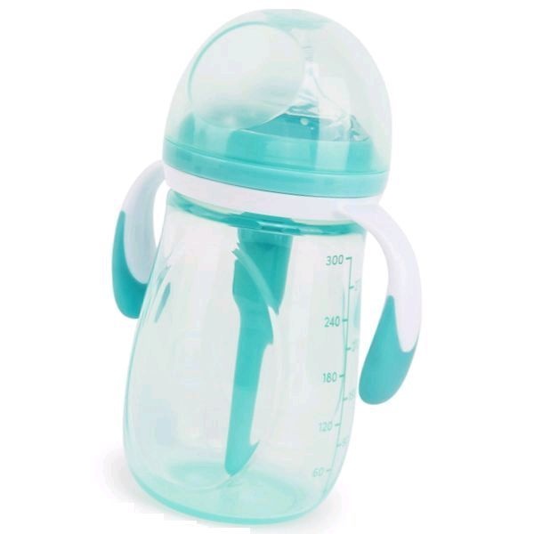 Бутылочка 10020 антикол. с ручками и силик. соской 300 мл.