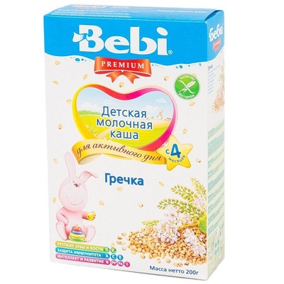 (БЗМЖ)  Каша Беби Premium гречка,молоко
