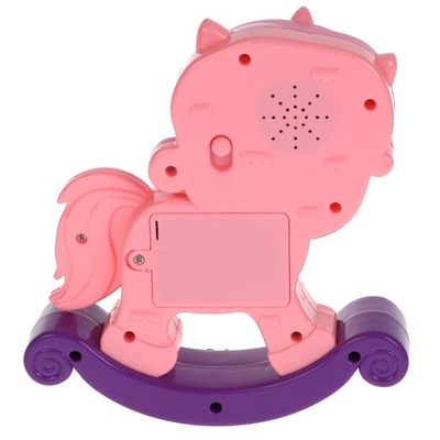 Игрушка-качалка Пони, 50 веселых песен, стихов, звуков и фраз, в кор. на бат.