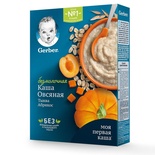 Каша Gerber Б/м овсянка, тыква, абрикос 180гр/9