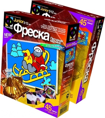 407011 Фреска "Новый год-Дед Мороз"